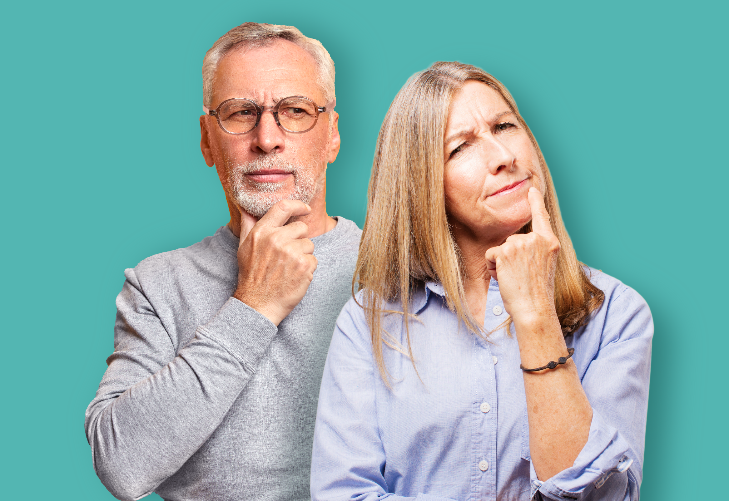 Couple reviewing financial documents